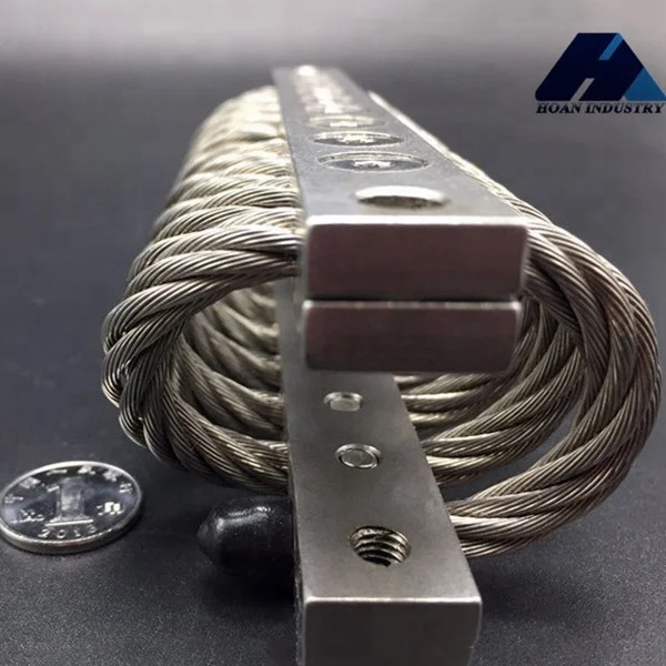 الاستشعار هوائي قاذفة محرك الفضاء مقطورة صدمة الاهتزاز العزل JGX-0648D-33A أسلاك الفولاذ المقاوم للصدأ حبل المعزل