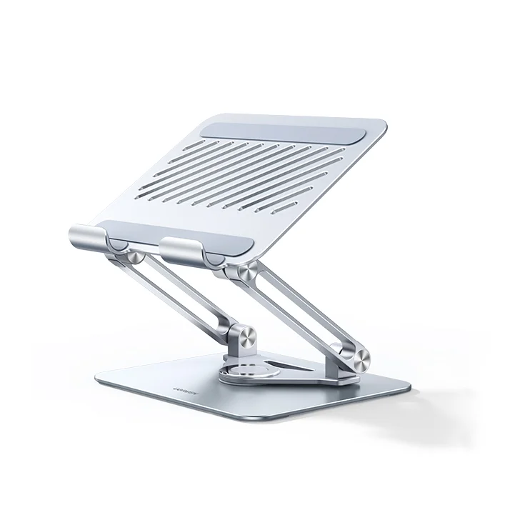 UGREEN Rotatable and Foldable Tablet Stand, Aluminum Alloy Laptop Stand for Desktop