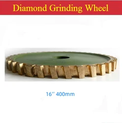 16'' inches Diamond calibrating milling Flat wheel CNC Diamond Sintered profile Round Profiling | 400mm Edge grinding disks disc