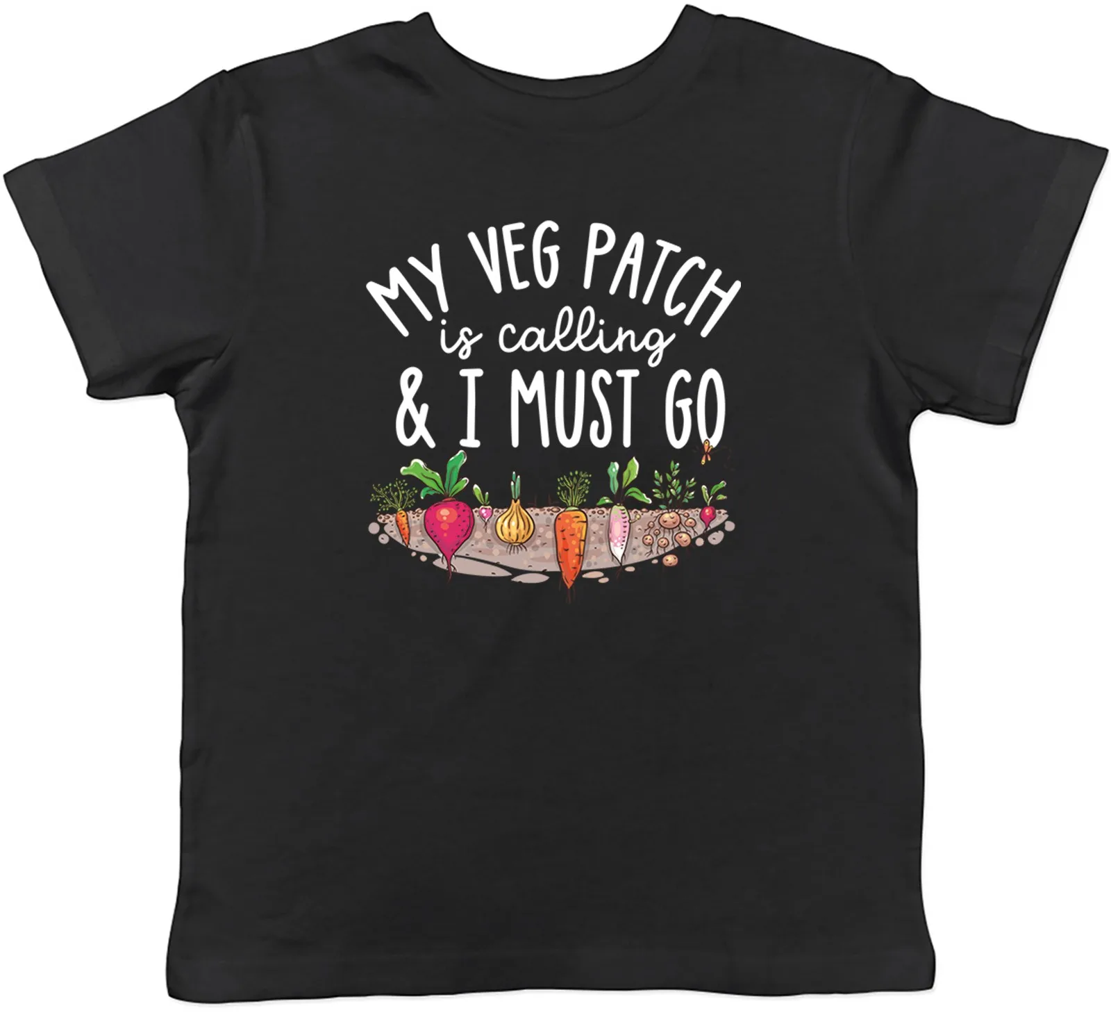 My Veg Patch is Calling & I Must Go Allotment Kids T-Shirt Boys Girls Gift