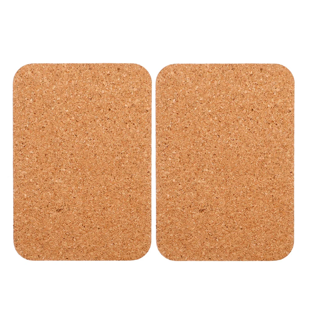 

2pcs Cork Punching Mat For Diy Crafting Projects Soft Durable Portable Base For Paper Fabric Work Multifunctional Craft