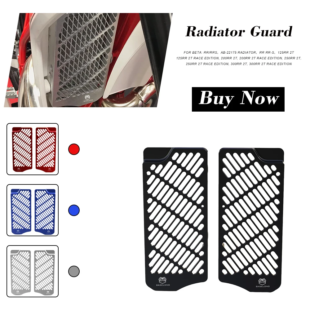 Motorcycle Radiator Guard FOR BETA 125 200 250 300 350 390 430 480  500 RR RRS 2T 4T Race Edition 2020 2021 2022 2023 Accessory