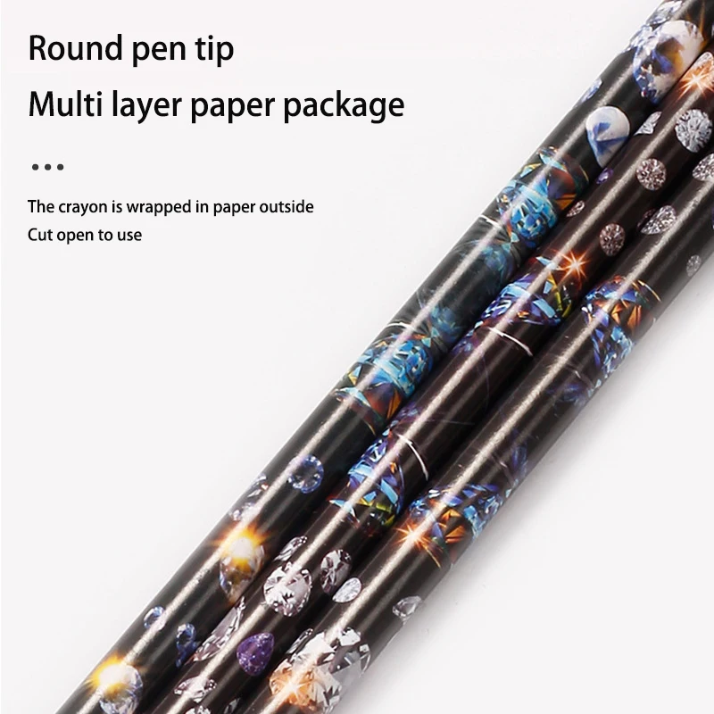 5Pcs Wax Pencil For Rhinestone Nail Point Drill Wax Pen Diamond Art Dotting Pen Self Adhesive Resin Picker Pencil Nail DIY Decor