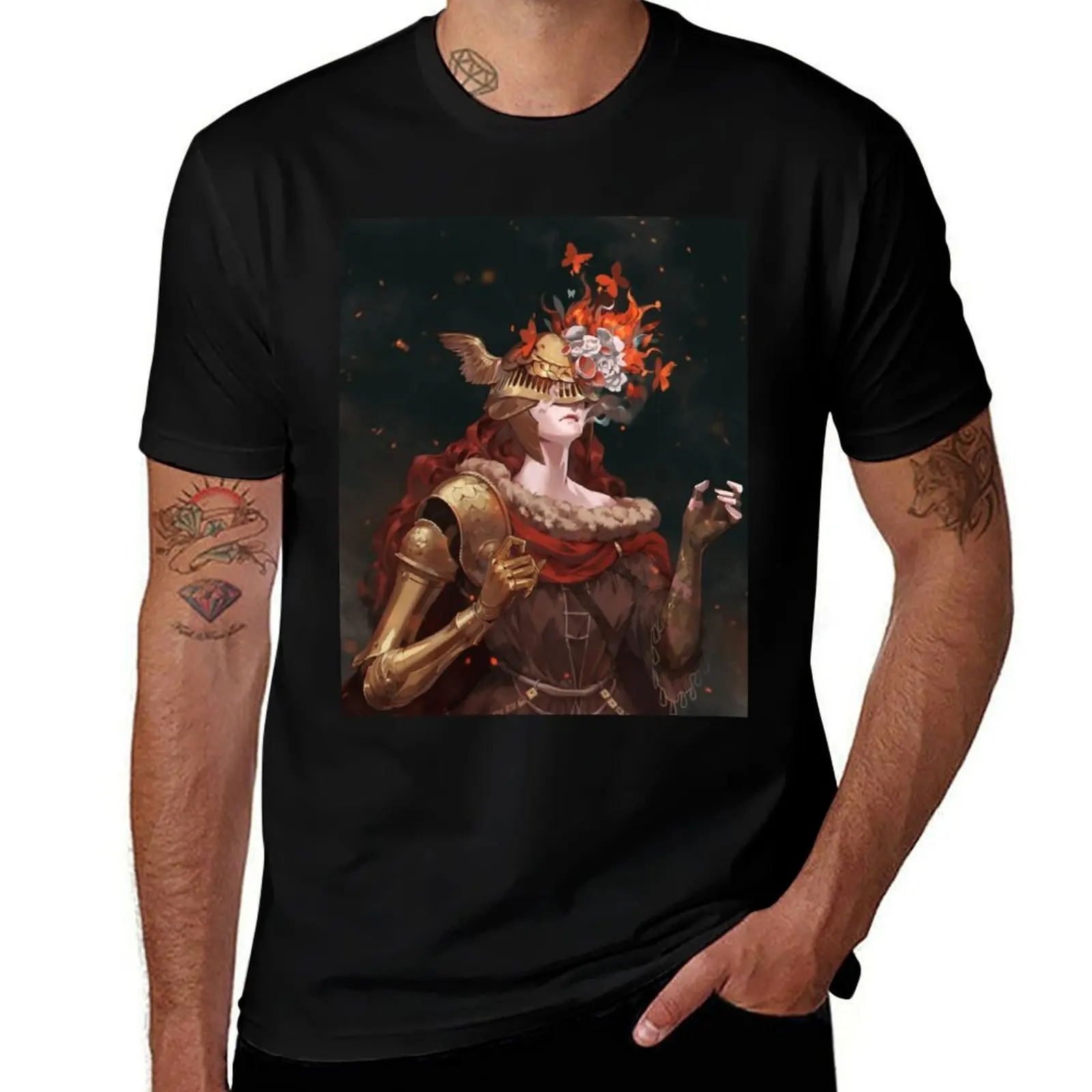 

Malenia T-Shirt graphic shirts Anime t-shirt aesthetic clothes boys animal print heavyweight t shirts for men