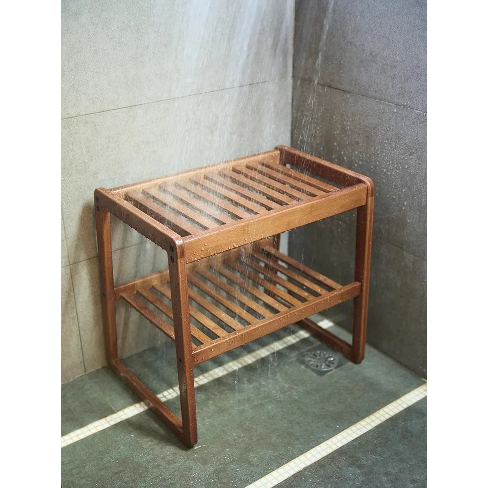 Shoe changing stool at the entrance of the house, clean bathroom, bath stool, dresser stool, household modern leisure stool