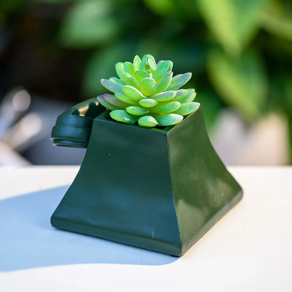 

1Pcs Creative Flower Pot Telephone Shape Resin Succulent Planter Decorative Indoor Outdoor Flowerpot for Home Office Garden