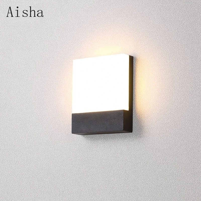 

Outdoor LED Waterproof Wall Light IP54 Hallway Staircase Courtyard Entrance Ultra Bright Light Balcony Bathroom Wall Light 18W