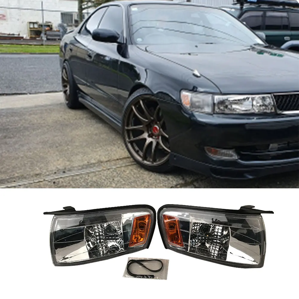 Par de lámparas de señal de giro para Toyota CRESTA GX90, JZX90, LX90, Corner Light1992, 1993, 1994, 1995