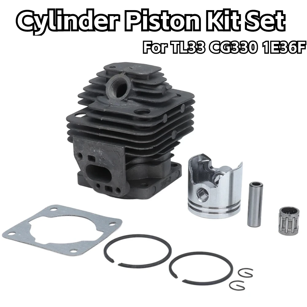 Комплект поршневых цилиндров для газонокосилки, 36 мм, для TL33 CG330 1E36F Dia, кусторез, триммер для травы, набор аксессуаров Комплект поршневых цилиндров для газонокосилки, 36 мм, для TL33 CG330 1E36F Dia, кусторез, триммер для травы, набор аксессуаров