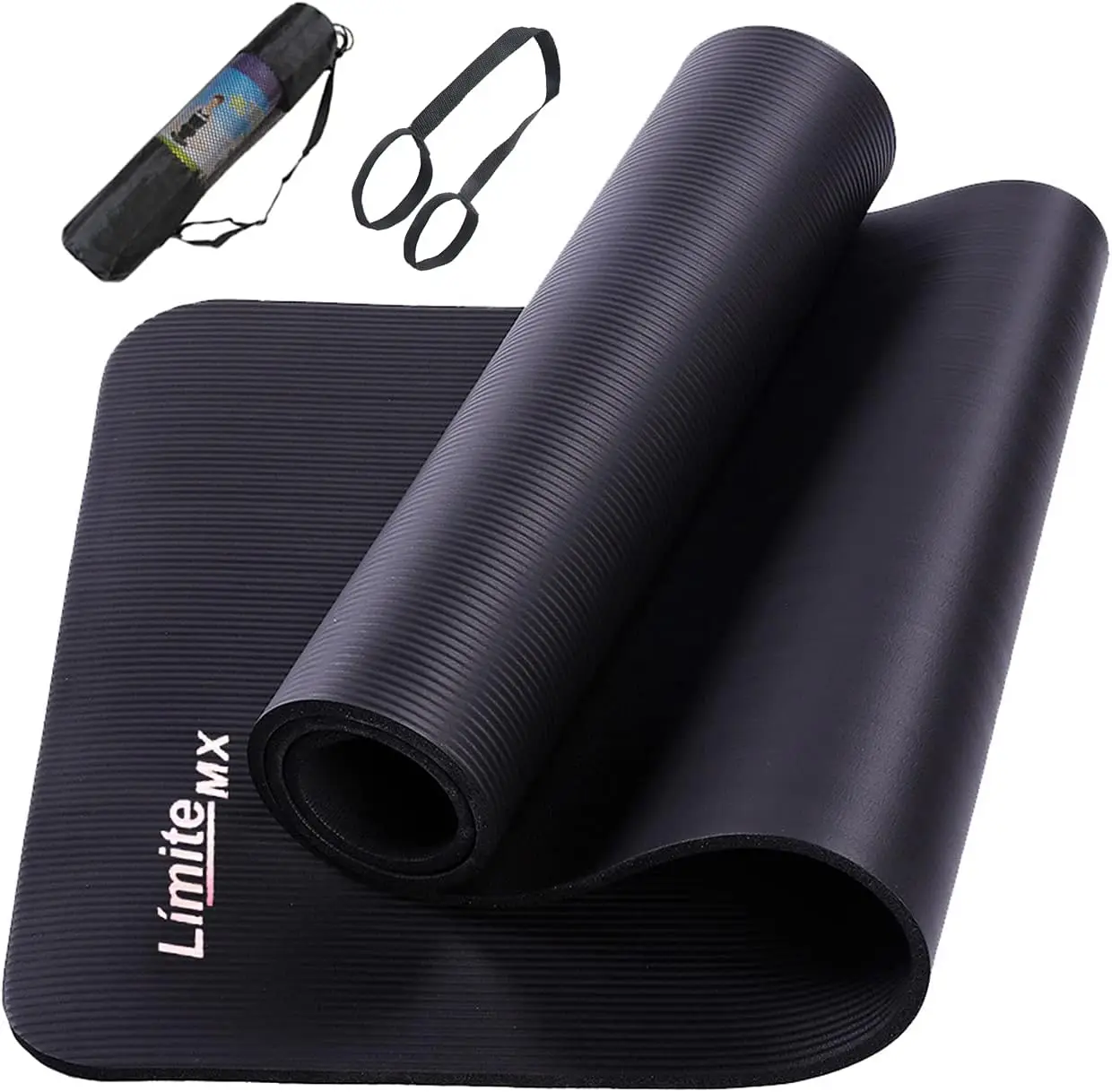 Non-slip Yoga Mat NBR Eco-friendly material high performance grip, super dense padding, ideal yoga mat for yoga, pilates, gym.