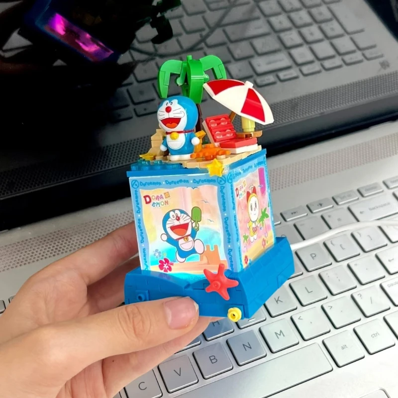 جديد عبقور اللبنات الكرتون الجمعية اليدوية DIY بها بنفسك ليلة ديكور الإضاءة غرفة الديكور الأطفال هدية عيد ميلاد