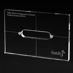 Musiclily Pro CNC Accurate Acrylic Neck Pickup Routing Templates for Standard Tele Guitar Pickguard