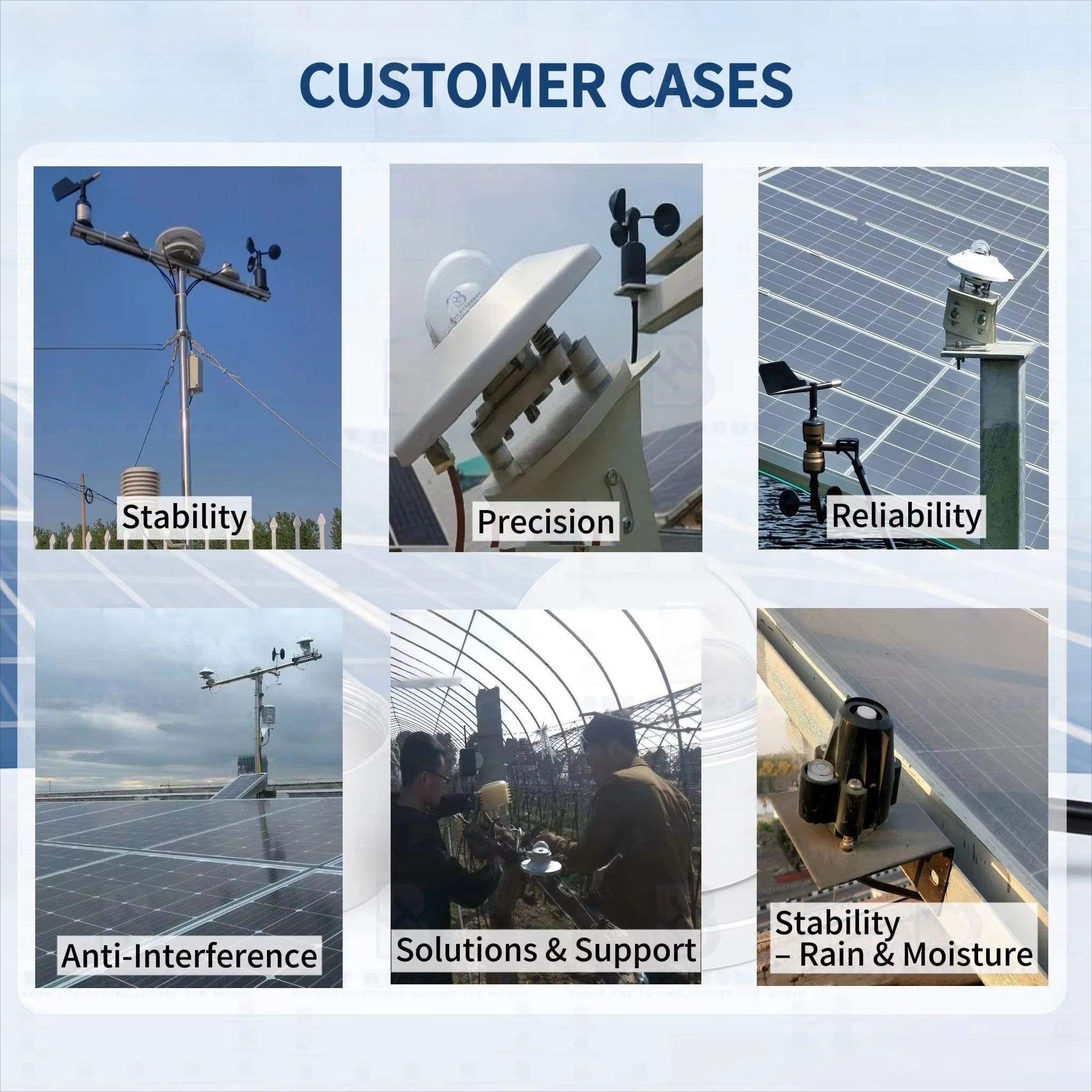 High Precision BGT 2000W RS485 0-20mA Class B  Real-time Monitoring Solar Pyranometer Sensor Pyrheliometers for PV Plant