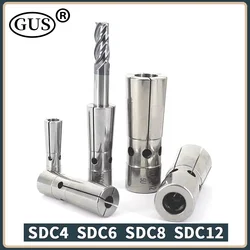 High precision 0.003 0.005 mm SDC chuck DC4 DC6 DC8 DC12 collet, used for taper BT30 BT40 BT50 HSK spindle pullback tool holder