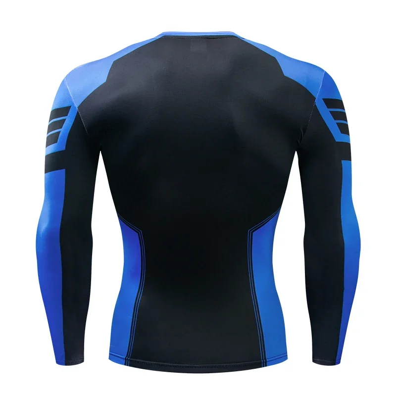 High-quality 3D Printed T shirts Men Compression Shirt Comic Cosplay Costume Halloween Clothing Long Sleeve Tops For Male Y2K