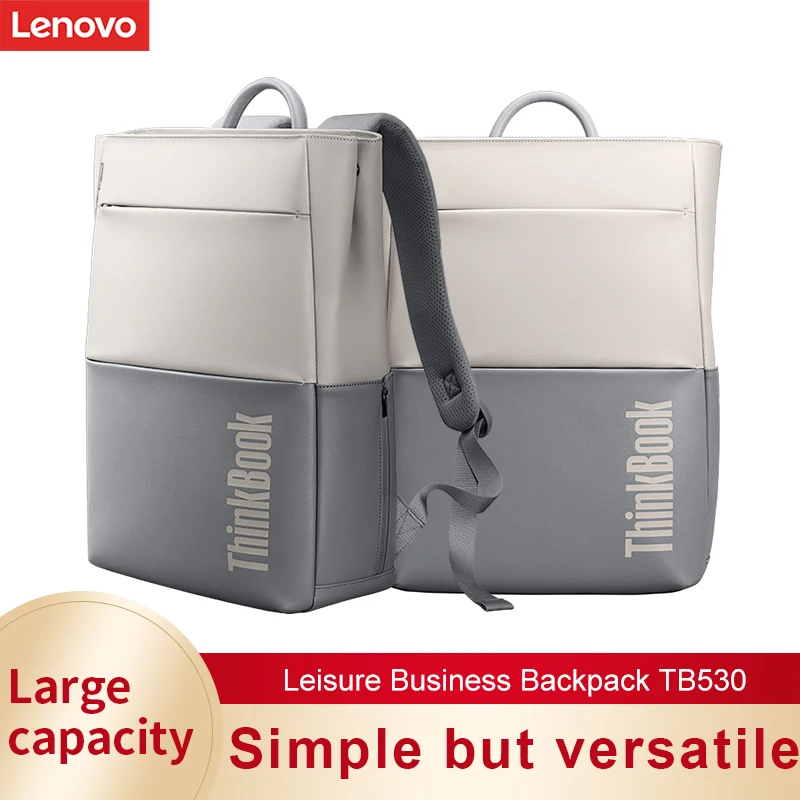 Laptop Bag Lenovo Thinkbooktb530-B Casual Business Backpack Gray 15.6inch Mini Pc 15.6inch Computer Bag