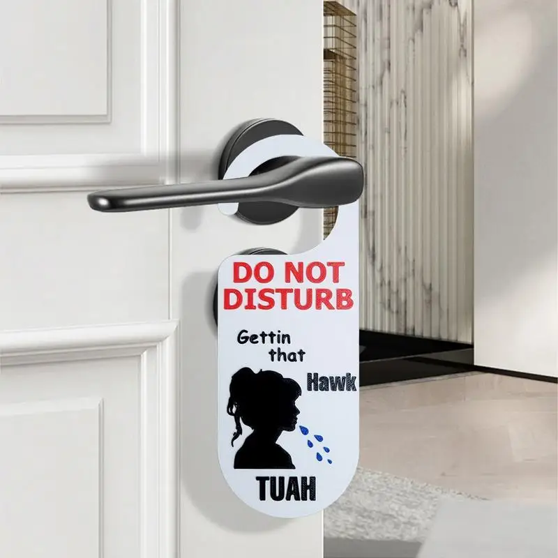 Do Not Disturb Door Sign Acrylic Door Hanger Sign For Offices Clear Printing Sleek Meeting Sign For Bedrooms Spa Clinics Door