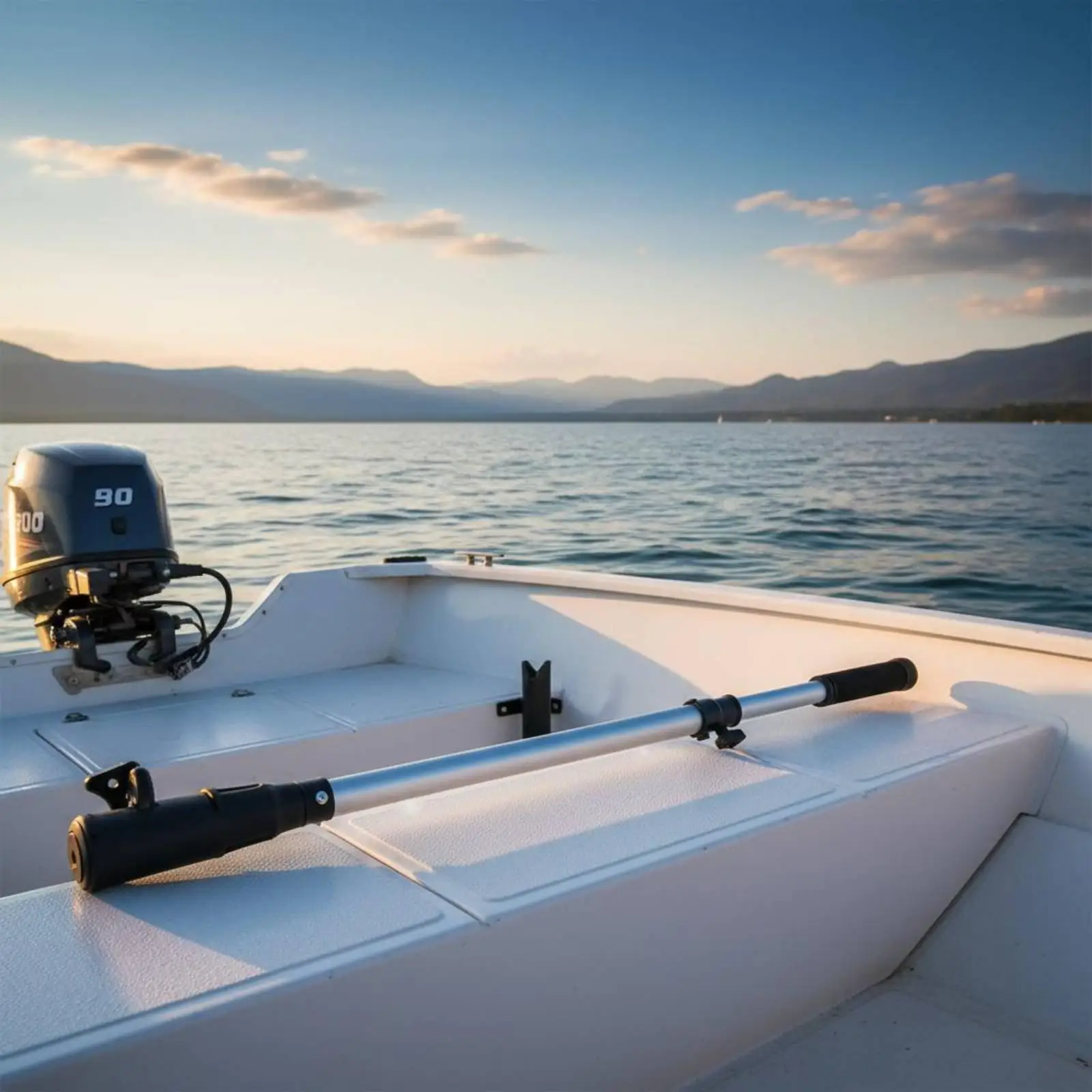 Aluminum Outboard Tiller Non-Slip Grip Tiller Extension Easy Installation
