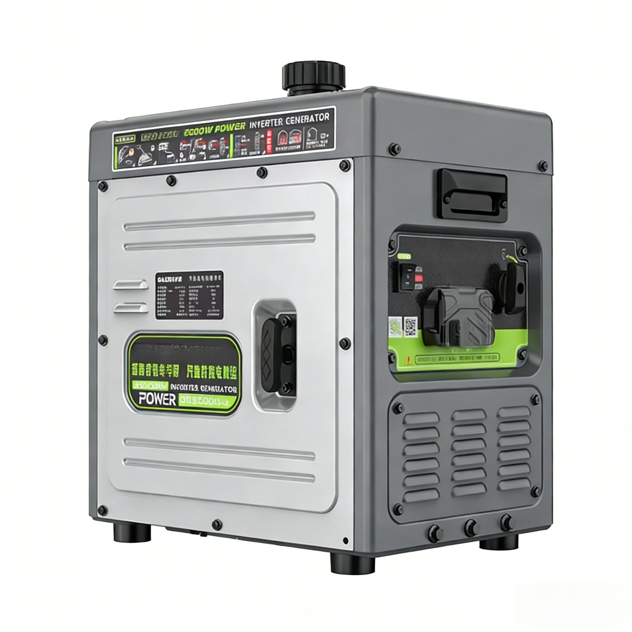 Truck Parking Power Solution – Silent Gas DC Generator with Auto Battery Charging for Cab A/C