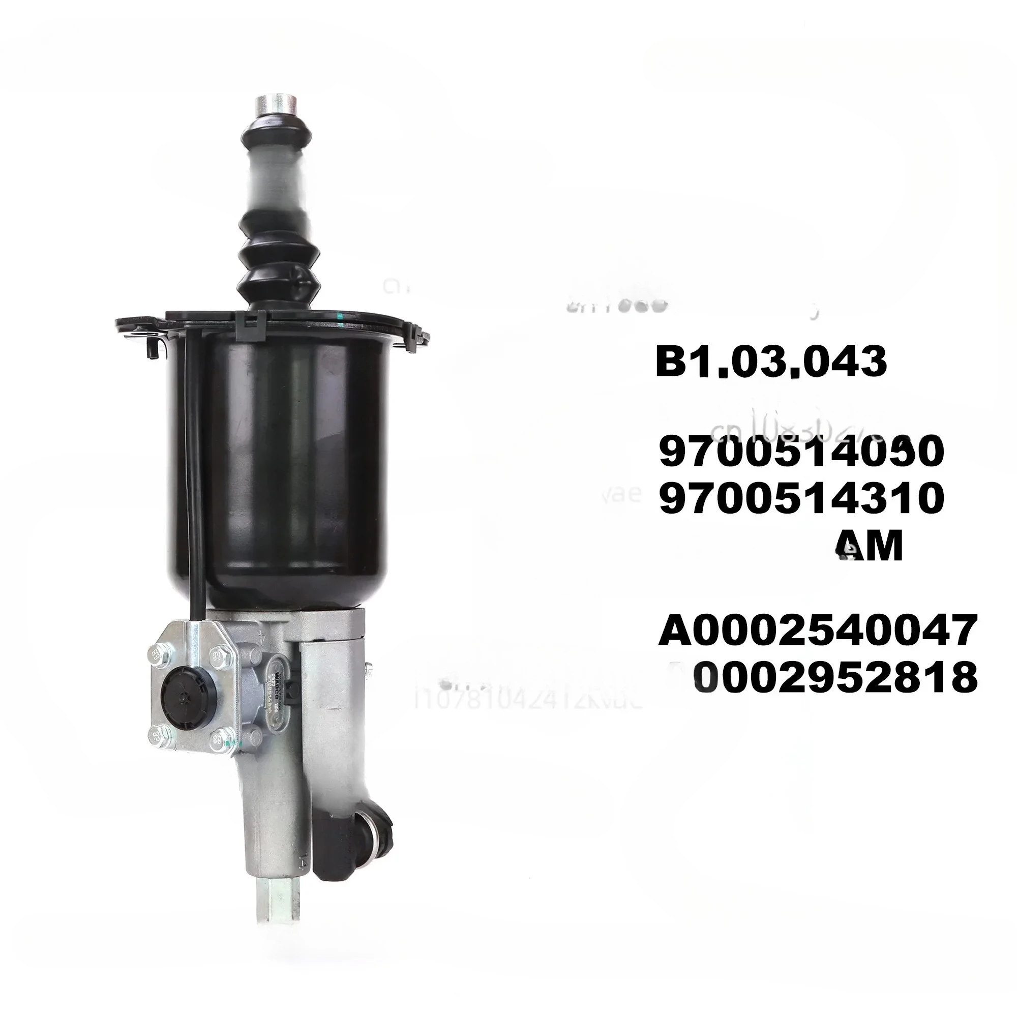MAKER'S NO 970 051 405 0 truck Clutch servo Booster OEM REF A0002540047 / A0002952818 Heavy Duty Truck Parts