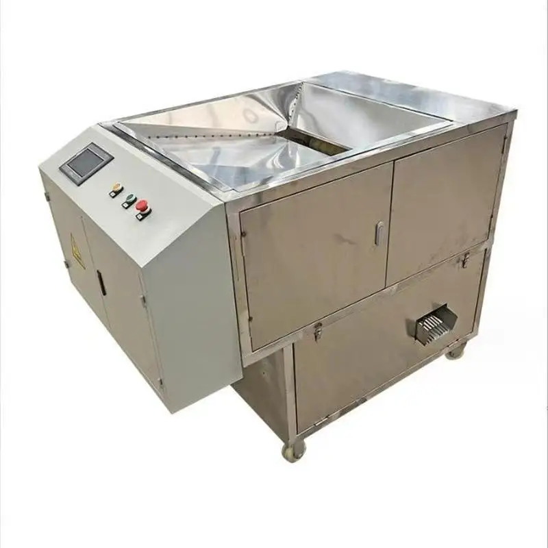 High-efficiency automatic macadamia nut opening / cutting machine with ring cutting and slotting functions