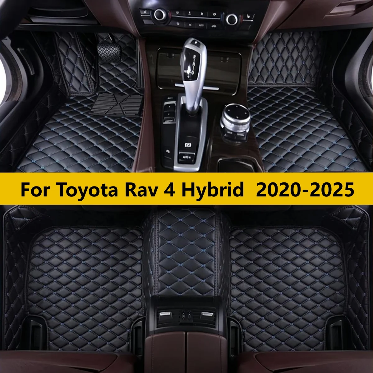 

For Toyota Rav 4 Rav4 Hybrid 2020 2021 2022 2023 2024 2025 Car Waterproof Non-slip Floor Mat NEW Special Car Accessories