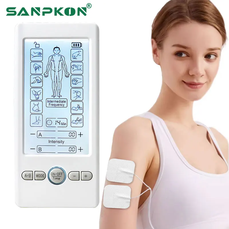 

Tens Therapy Massage Machine Pulse Acupuncture Massager Body Relaxation Treatment Physiotherapy Electrical Muscle Stimulator