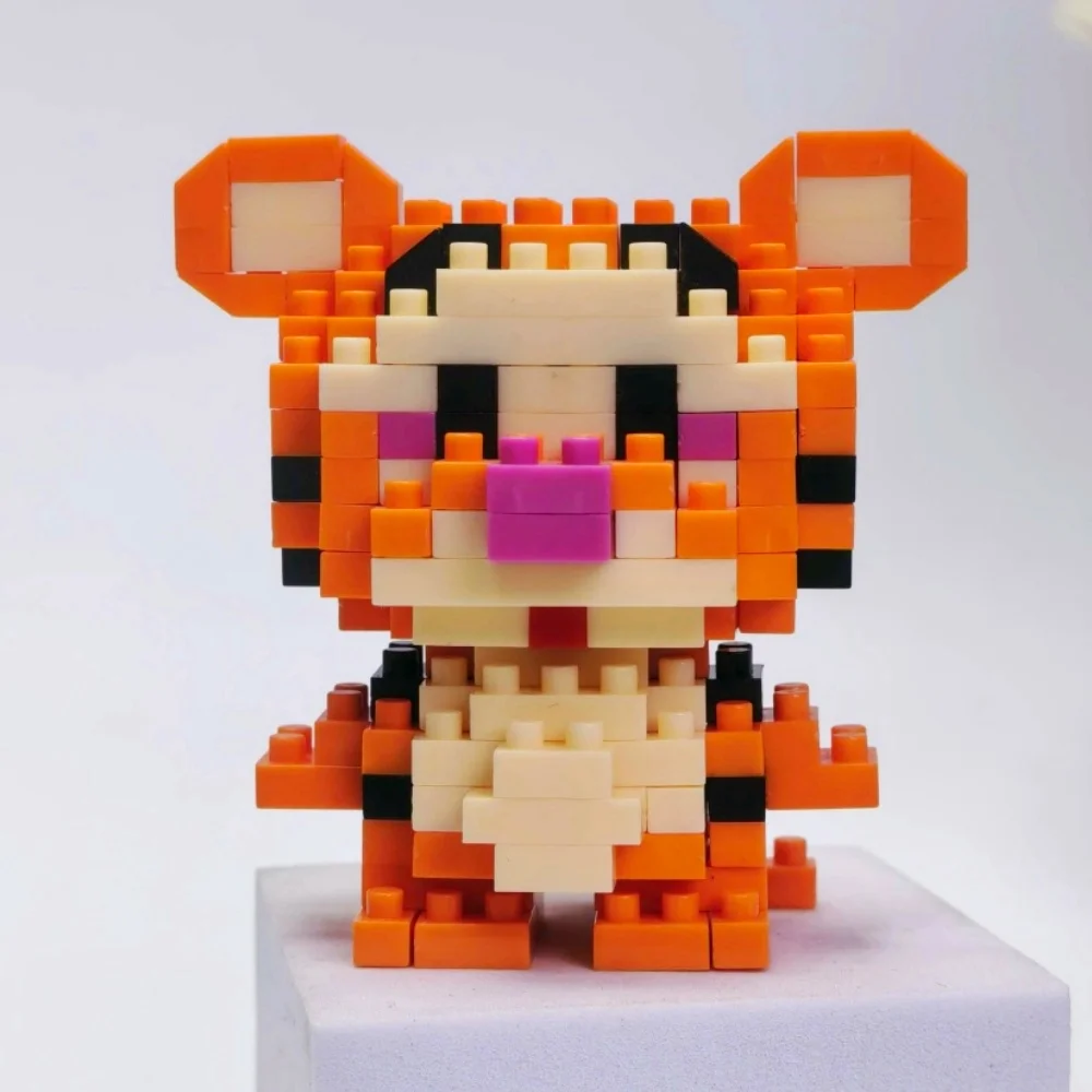 Disney Anime Cartoon Building Blocks Mickey Mouse mini Action toy LinaBell Figures Blocks Toys Bricks Assemble Toys Kids Gifts