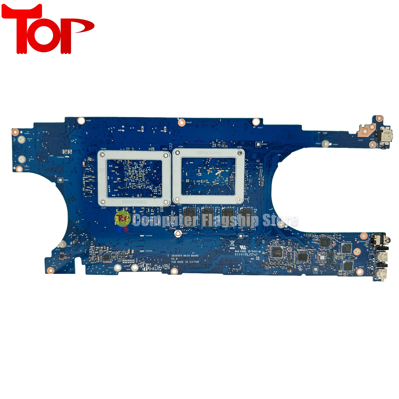 KEFU UX564EH Laptop Motherboard For ASUS ZenBook Flip 15 UX564 UX564E UX564PH UX564P Mainboard I7-1165G7 16G-RAM GTX1650TI/V4G