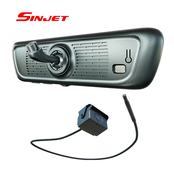 Sinjet wifi separated-type Rearview Dash Cam Wide 1080P Auto Car Camera 9.35 Inch H6 Mirror Dashboard Camera  Universal