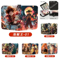 Anime One Piece Luffy Zoro Nami 400-900pcs Cards Book Zipper PU Leather Cards Binder Display Game Collection Card Kids Toy Gift