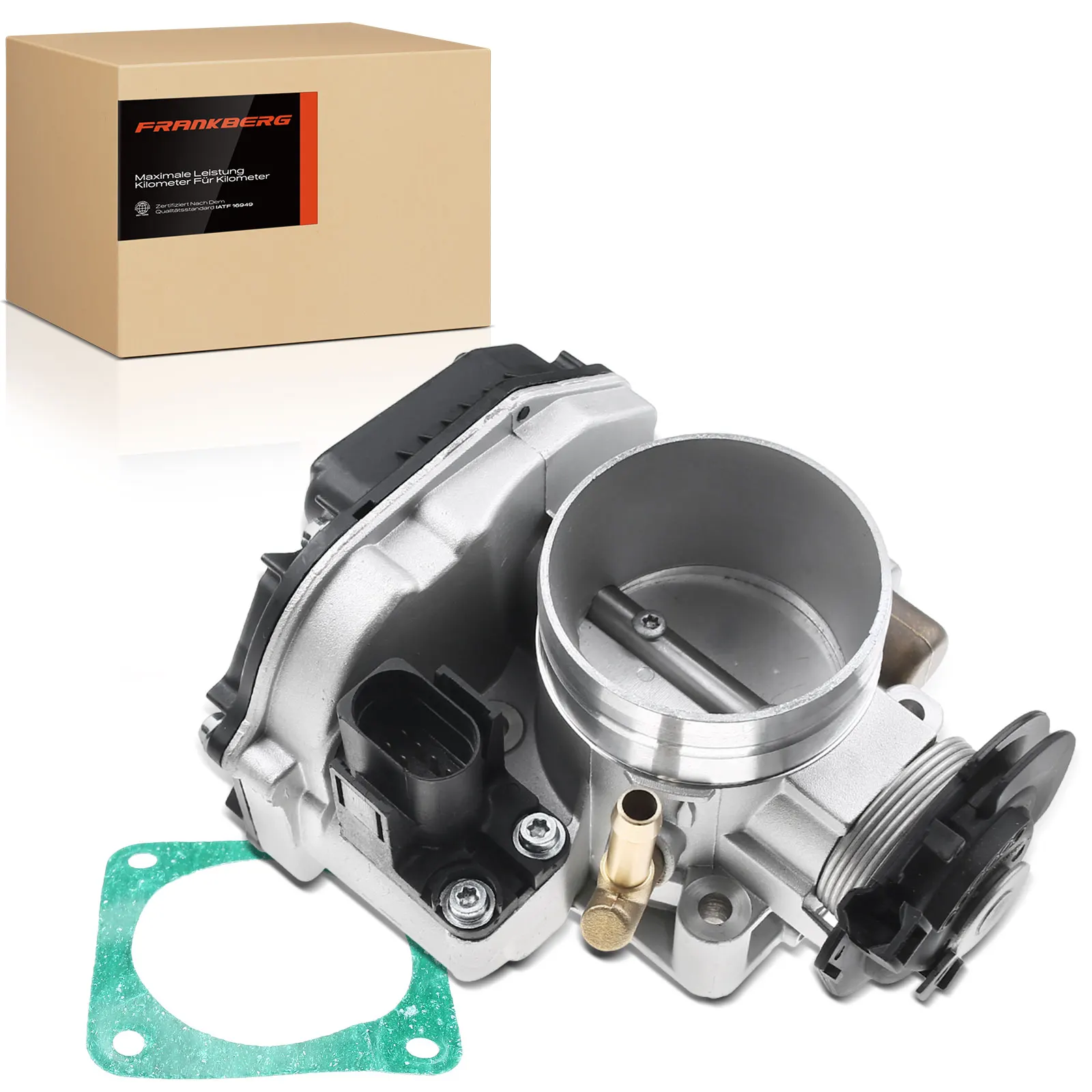 Frankberg 1x Drosselklappe Drosselklappenstutzen für VW Golf Polo Passat Vento Seat Ibiza 1.6L 037133064D 408-237-111-008Z