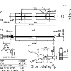 Inme 35mm/55mm/80mm aktüatör doğrusal, micro-15mm / 20mm step motor iki fazlı dört telli vidalı kapak, dıy 3d yazıcı-xyz mil no. 11 ile step motorun en büyük satışlarından 12'si