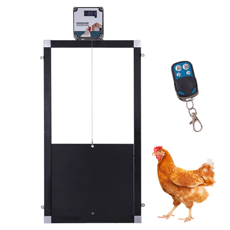 Intelligent Chicken Coop Door Light Sensing Controlled Timer Switch Telecontrol Automatic Chicken Coop Door