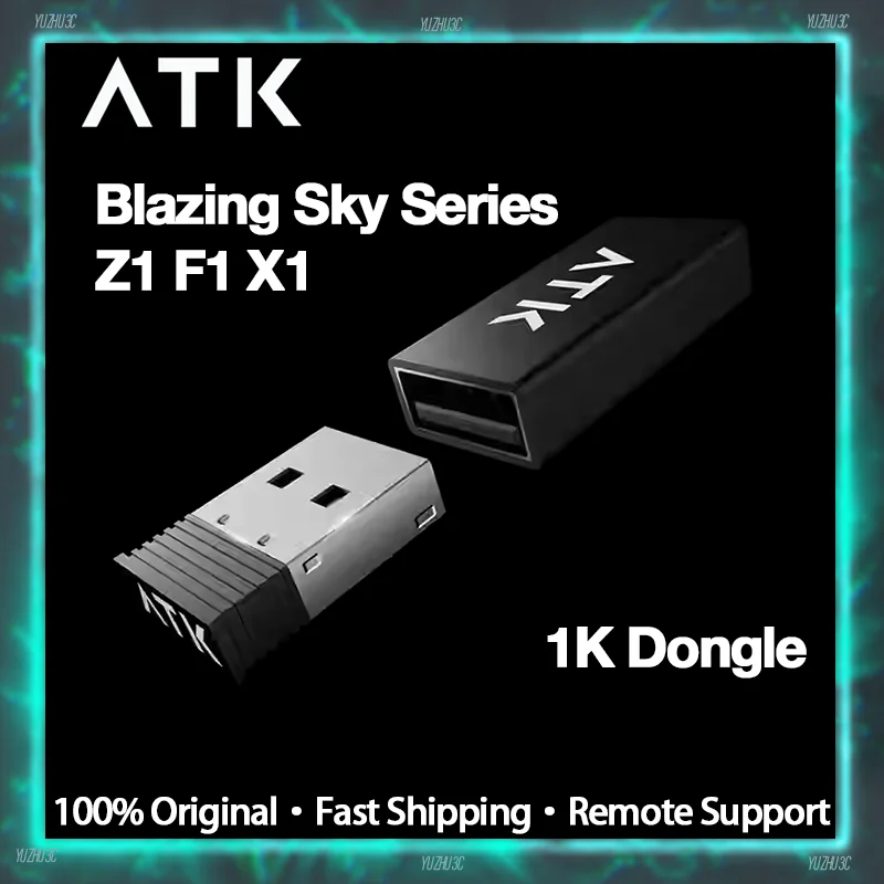 

ATK Nano 1K Wireless Dongle for ATK Blazing Sky Series F1 Z1 X1 Gaming Mouse Wireless 1K Polling Rate Dongle 2.4g Receiver