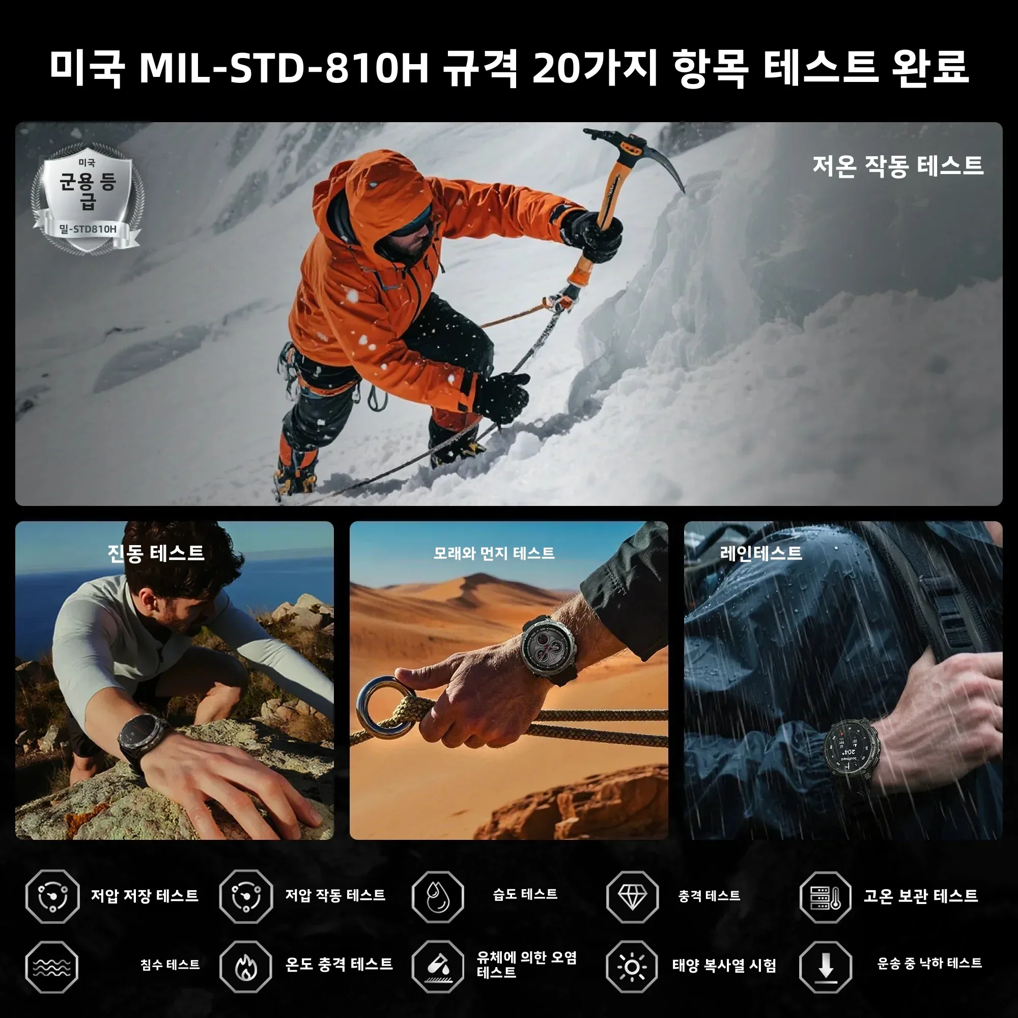 남성용 KOSPET Tank T4 스마트워치 스테인리스 스틸 6중 GPS 오프라인 지도 100M 방수 24/7 건강 모니터링 안드로이드 iOS용