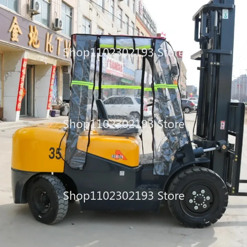 

Дождевик для вилочного погрузчика, автомобильная одежда, утолщенная занавеска, тент на лобовое стекло, подходит для Heli Hangcha Longgong Liugong