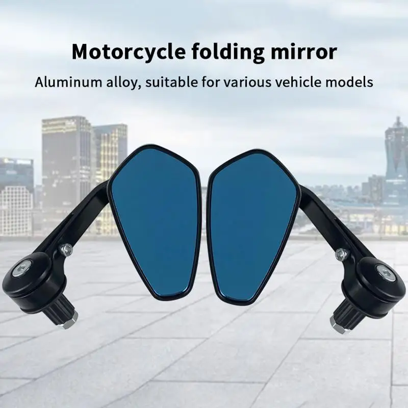 Universal Side View Mirror for Bikes, Christmas Decor Rearview, Handlebar End Mirror
