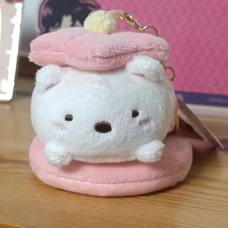 Sumikko Gurashi Shirokuma Tokage Soft Pp Cotton Filling Plush Toy Keychain Pendant Schoolbag Decoration Classmate Birthday Gift