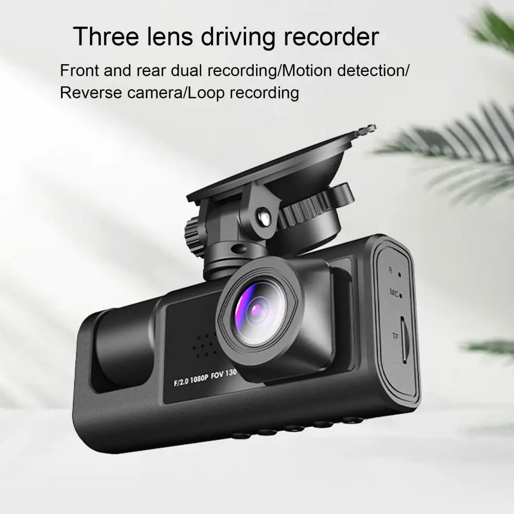 Car Driving Recorder Convenient 1080P Multiple Languages Car Driving Recorder Dash Cam Truck Accessories