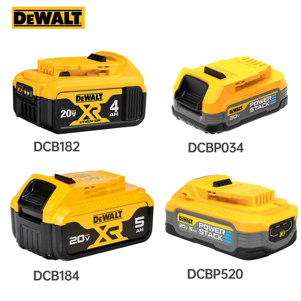 Imagem -06 - Dewalt-bateria Original 20v Bateria Removível 5.0ah 4.0ah 1.7ah Bateria Compacta para Ferramenta Dewalt 18v 20v Max Power Stac