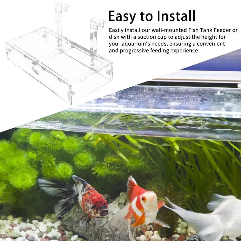 Aquarium Accessories Acrylic Fish Tank Shrimp Feeder Breeding Isolation Box Aquarium Hatchery Incubator Holder Fish Supplies