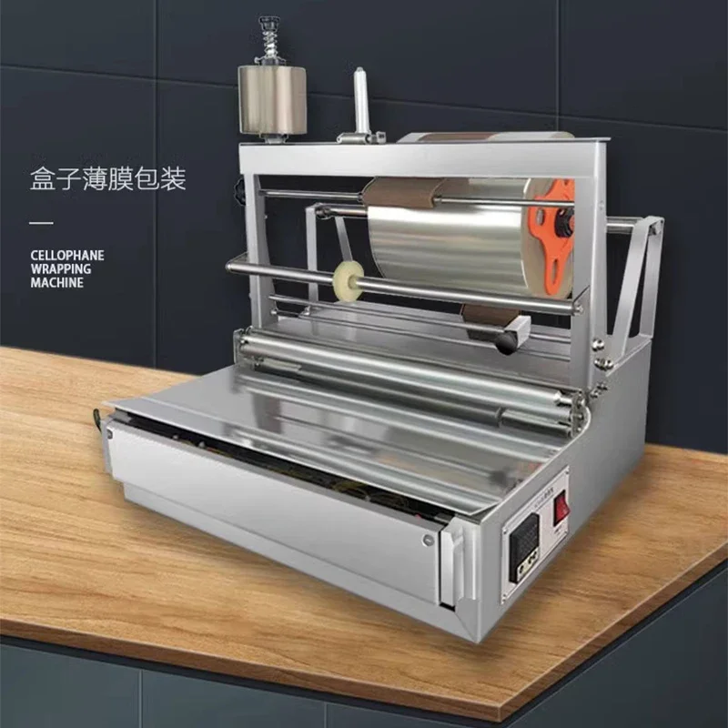 1500 واط التجارية BOPP فيلم الحرارة يتقلص آلة التغليف السجائر مستحضرات التجميل بوكر صندوق المجمع باكر فراغ الغذاء السدادات