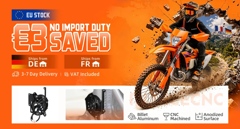 NICECNC Für KTM TBI EXC 300 EXCF 350 SX 250 SXF 450 2024 2025 Elektrische Kühler Lüfter Set für Husqvarna TE300 GasGas EC300 – Detail 1