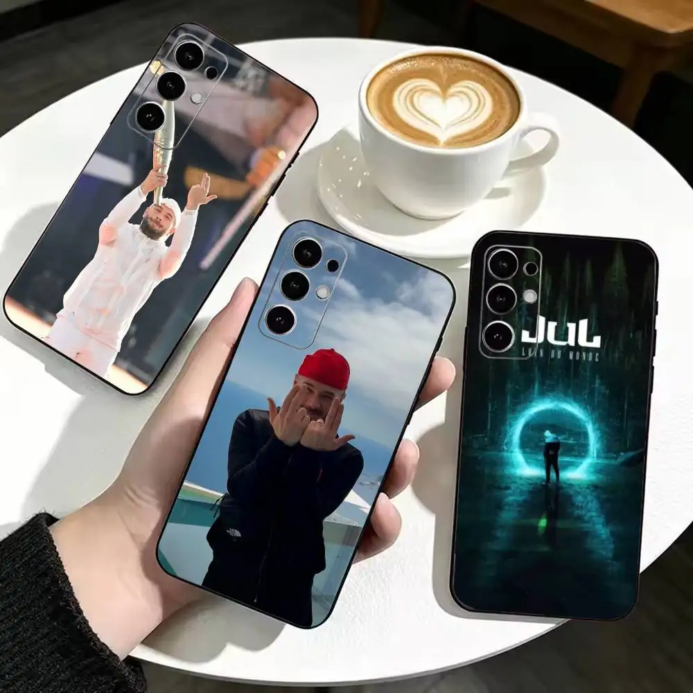 Rapper J-Julien Mari  Anti-drop Soft Silicone Case for Samsung S26 S24 S23 S22 S21 Ultra Plus FE Lite Black