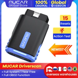 診断ツールMucar-OBD2,スキャナー,リセット,コードリーダー,キープログラマー,アクションテスト,driverscan