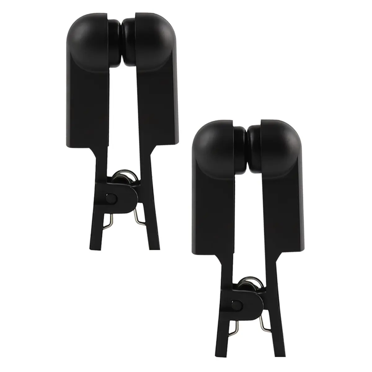 REST Ear Clip Electrode Rubber Black Compatible for & Standard Tens Units, Reusable Ear Clip Accessory, 1 Pair