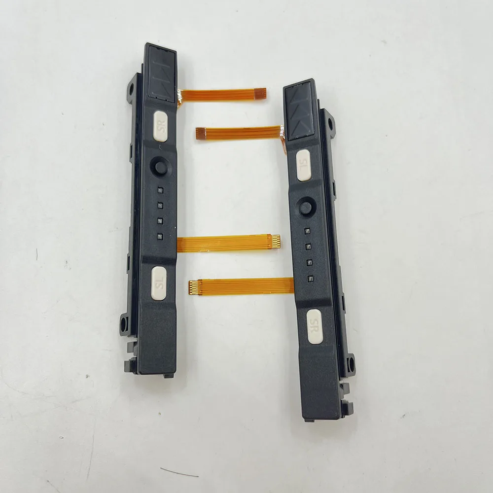1 زوج استبدال ل Joy con اليسار اليمين المنزلق السكك الحديدية ث/SL SR زر للتبديل Joycon تحكم إصلاح ث/الكابلات المرنة