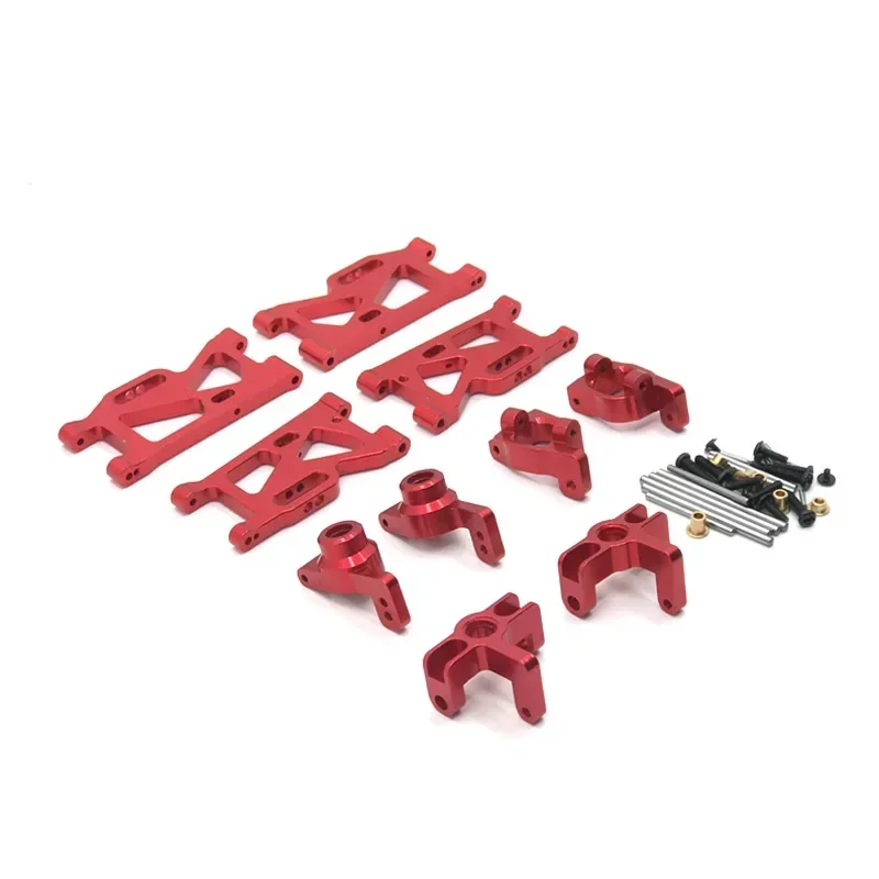 

RC Car Parts Metal Upgrade Steering Group Steering Cup 5 Piece Set for WLtoys 144010 144001 144002 124016 124017 124018 124019