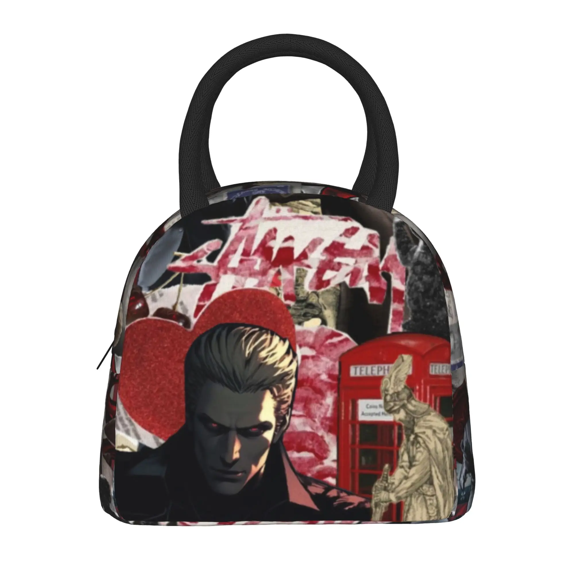 Lunch Box Albert Wesker Residented Evils Merch  Lunch Food Box Y2K Thermal Cooler Lunch Box For School